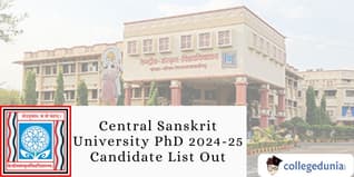 Central Sanskrit University PhD 2024-25 Candidate List Out; Check Exam Details Here